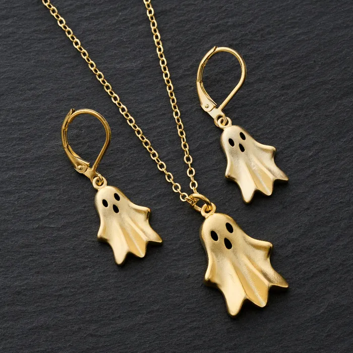 Chadds Ford Jewelry PreStyled Sets Gold Spooky Ghost Bundle