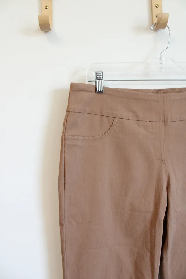 Earrings Ruby Rd Tan Elastic Waistband Pants 14 Ruby Rd