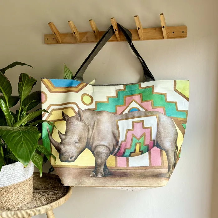 Earrings Whimsical African Animal Maxi Beach Bags