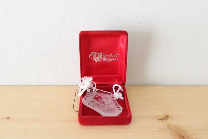 Necklaces Waterford Crystal 1984 Christmas Ornament Waterford Crystal