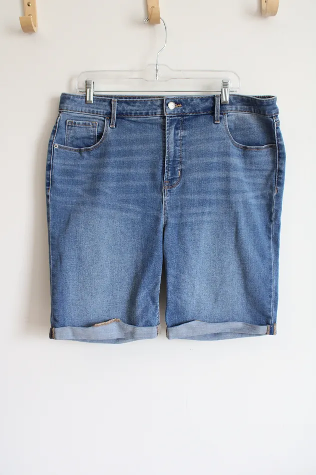Old Navy Cuffed Denim Bermuda Shorts 16 Old Navy Earrings