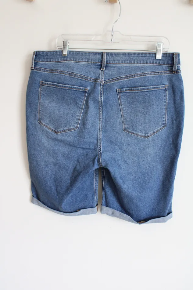 Old Navy Cuffed Denim Bermuda Shorts 16 Old Navy Earrings