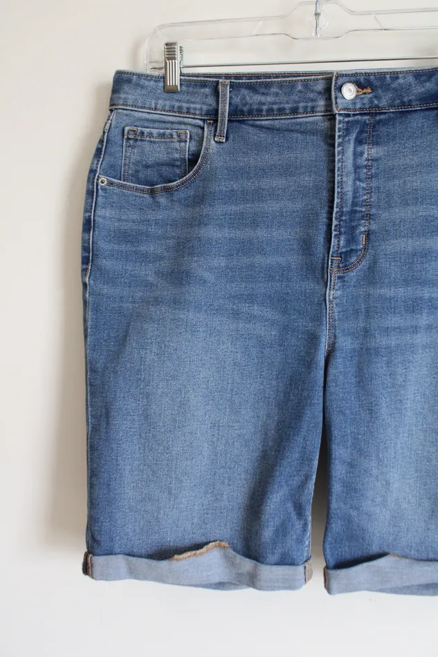 Old Navy Cuffed Denim Bermuda Shorts 16 Old Navy Earrings