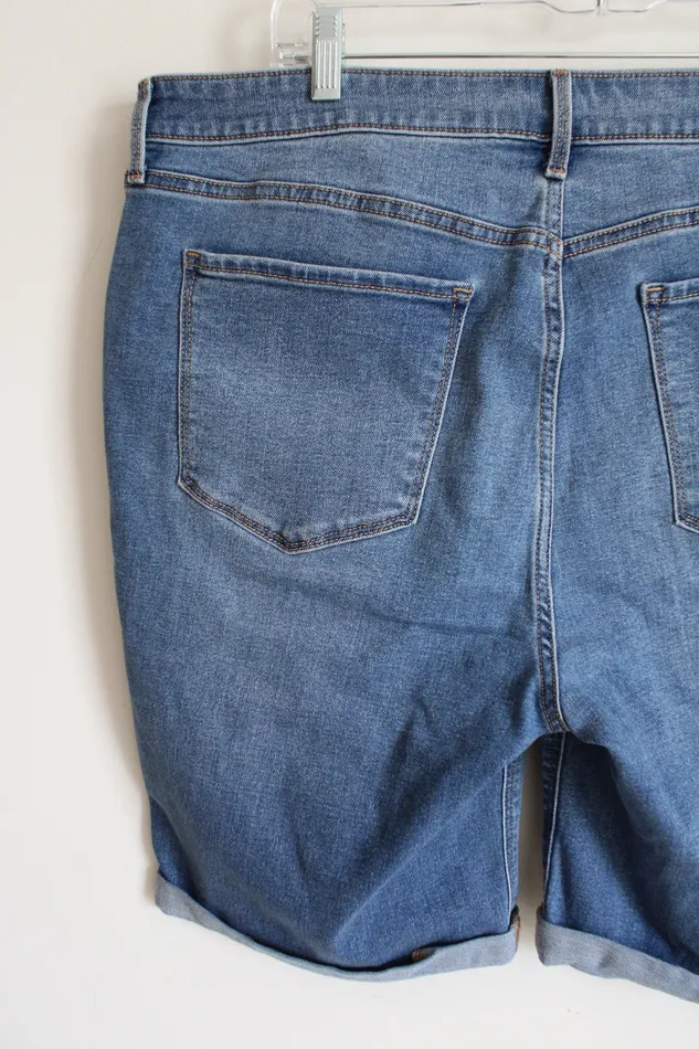 Old Navy Cuffed Denim Bermuda Shorts 16 Old Navy Earrings