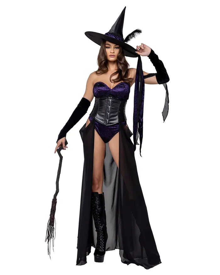 6173 3PC Dark Spell Seductress Roma Costume Inc Earrings