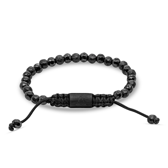 Bracelets 8mm Bead with Clasp Lunar Black Beaded Bracelet 6mm
