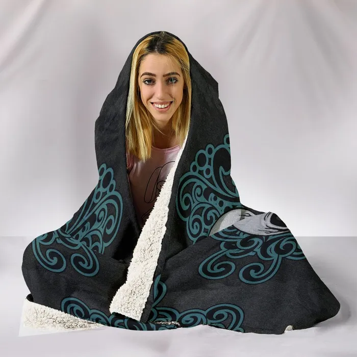 Earrings wcfulfillment 3 Skulls Hooded blanket