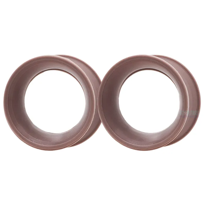 Kaos Softwear Silicone Skin Eyelets Autumn Brown Earrings