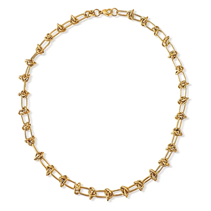 Necklaces Ellie Vail Sydney Knotted Chain Necklace