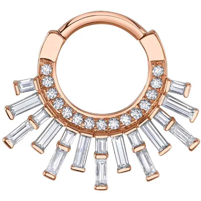 Rings Body Vision BVLA Mountain Light Hinge Ring in Gold with DIAMONDS