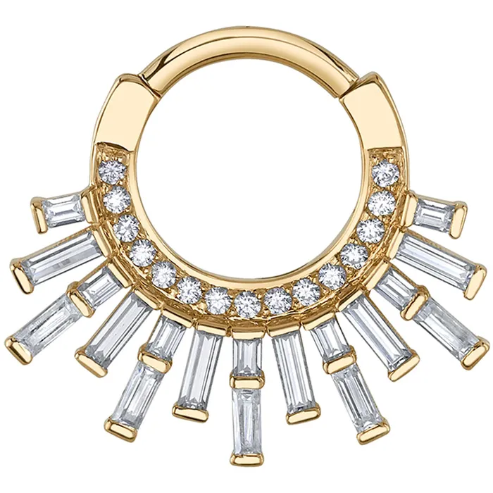 Rings Body Vision BVLA Mountain Light Hinge Ring in Gold with DIAMONDS