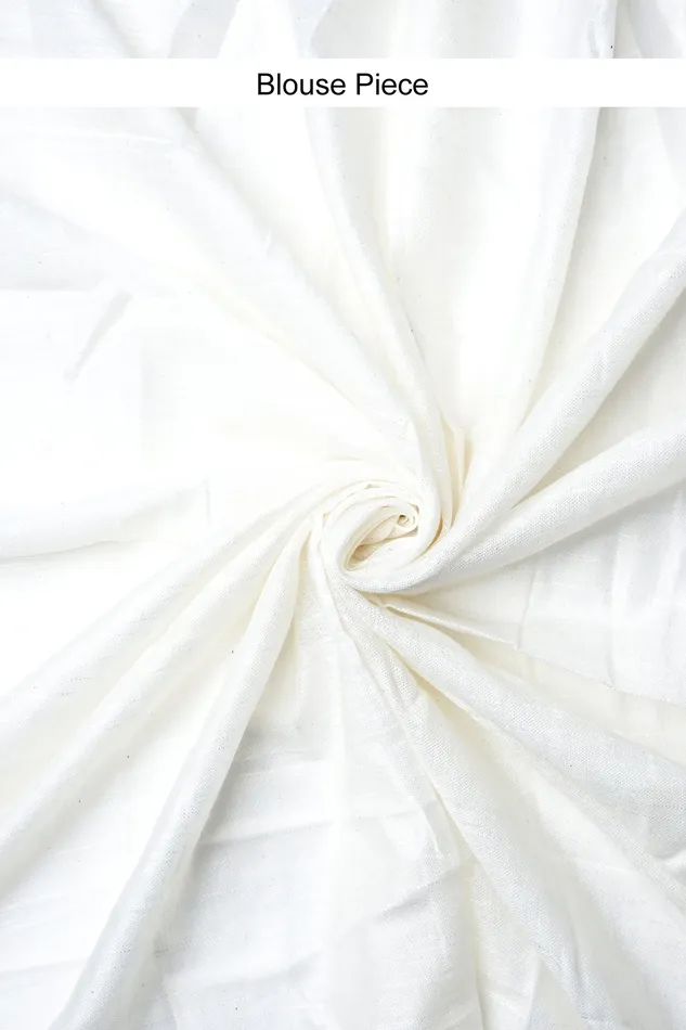 Rings Teejh Teejh Floral Wave Red and White Linen Saree with Blouse Piece Rings Teejh Teejh Floral Wave Red and White Linen Saree with Blouse Piece