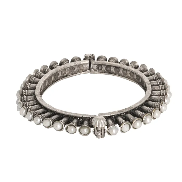Rings Teejh Teejh Leiksha Silver Oxidised Jewelry Gift Set