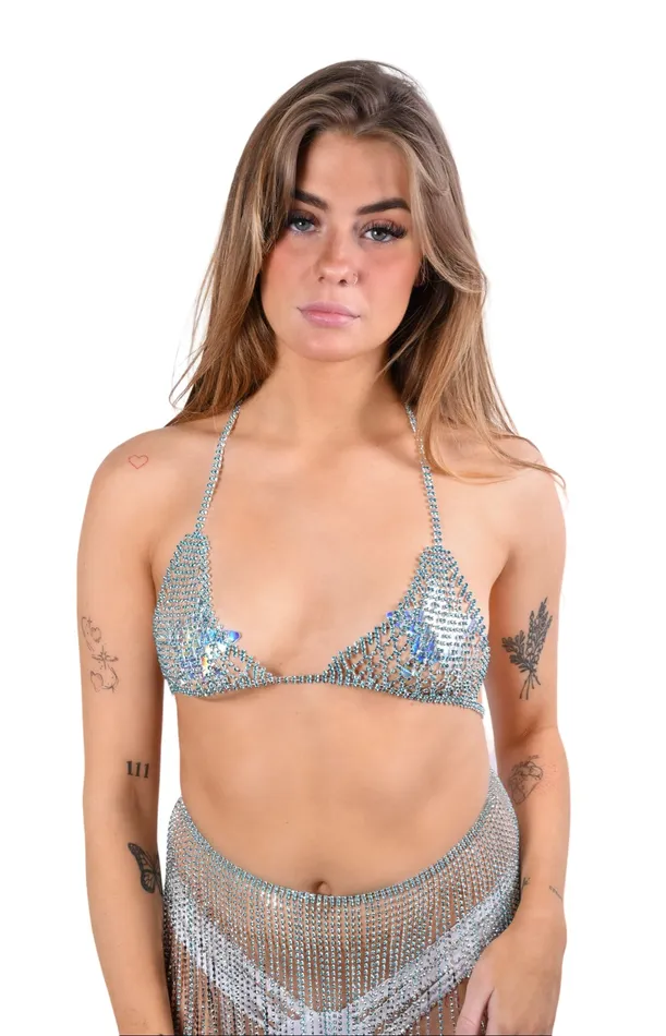 THE LUMi SHOP Rings Blue Rhinestone Goddess Body Jewelry Set