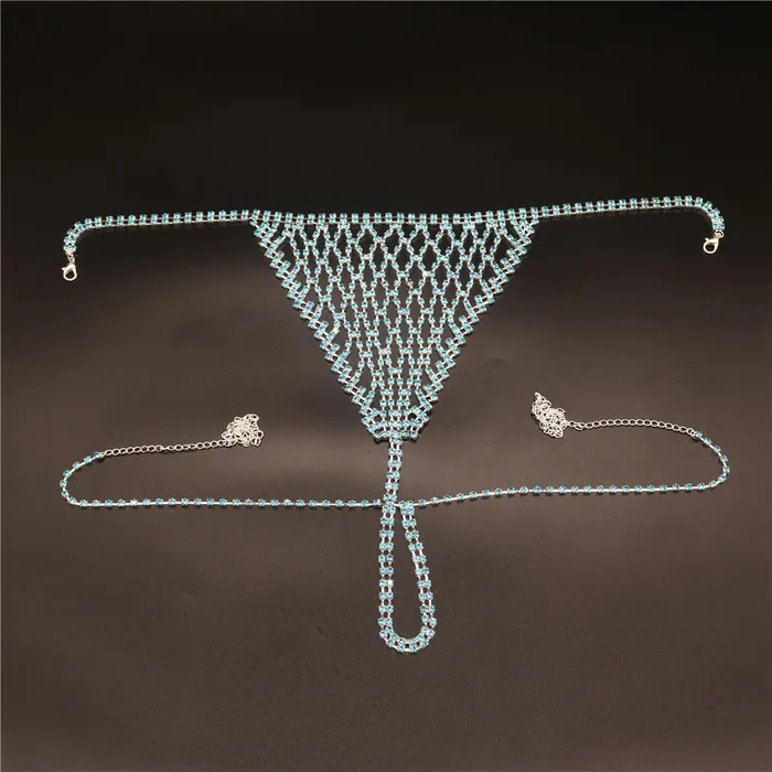 THE LUMi SHOP Rings Blue Rhinestone Goddess Body Jewelry Set