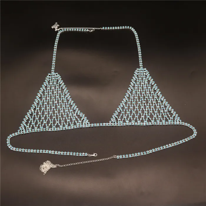 THE LUMi SHOP Rings Blue Rhinestone Goddess Body Jewelry Set