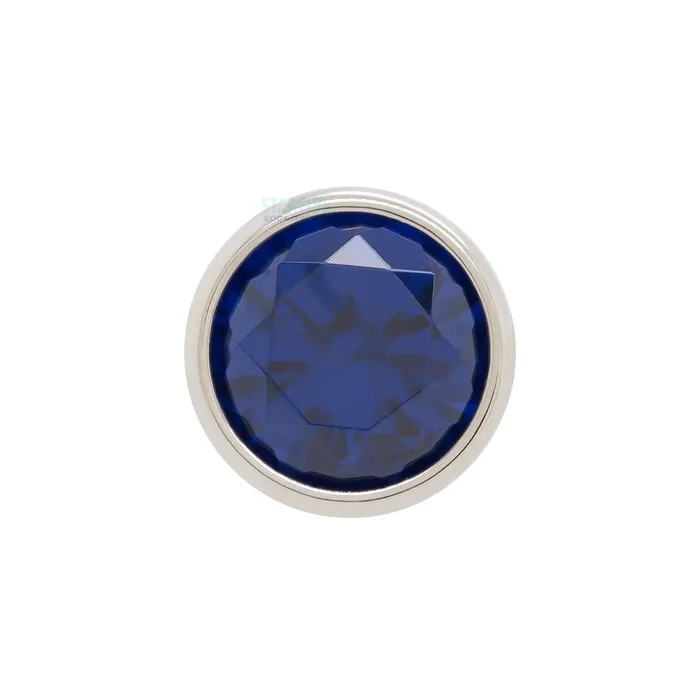 threadless 3mm BezelSet BrilliantCut Gem End Anatometal Rings