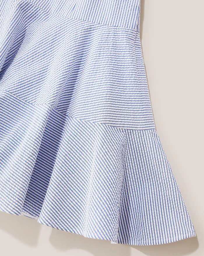 Blue Nantucket Skirt ADEAM Rings Blue Nantucket Skirt ADEAM Rings