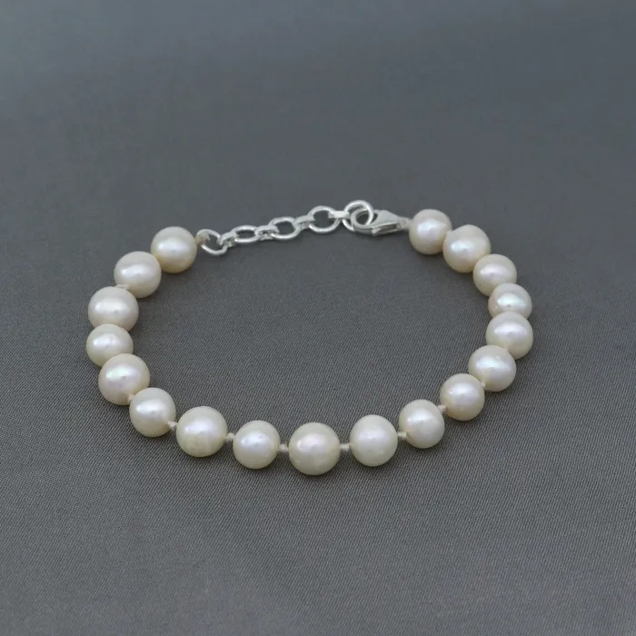 Bracelets 925 sterling silver pearl beaded customized bracelet best gifting stylish beaded bracelet unisex personalized belly dance jewelry sbr758 TRIBAL ORNAMENTS Bracelets 925 sterling silver pearl beaded customized bracelet best gifting stylish beaded bracelet unisex personalized belly dance jewelry sbr758 TRIBAL ORNAMENTS