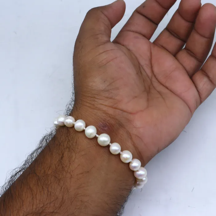 Bracelets 925 sterling silver pearl beaded customized bracelet best gifting stylish beaded bracelet unisex personalized belly dance jewelry sbr758 TRIBAL ORNAMENTS Bracelets 925 sterling silver pearl beaded customized bracelet best gifting stylish beaded bracelet unisex personalized belly dance jewelry sbr758 TRIBAL ORNAMENTS