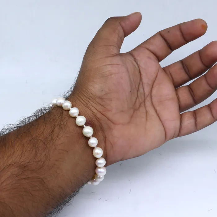 Bracelets 925 sterling silver pearl beaded customized bracelet best gifting stylish beaded bracelet unisex personalized belly dance jewelry sbr758 TRIBAL ORNAMENTS Bracelets 925 sterling silver pearl beaded customized bracelet best gifting stylish beaded bracelet unisex personalized belly dance jewelry sbr758 TRIBAL ORNAMENTS