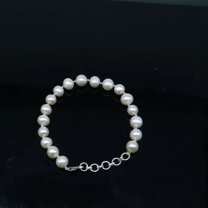Bracelets 925 sterling silver pearl beaded customized bracelet best gifting stylish beaded bracelet unisex personalized belly dance jewelry sbr758 TRIBAL ORNAMENTS Bracelets 925 sterling silver pearl beaded customized bracelet best gifting stylish beaded bracelet unisex personalized belly dance jewelry sbr758 TRIBAL ORNAMENTS