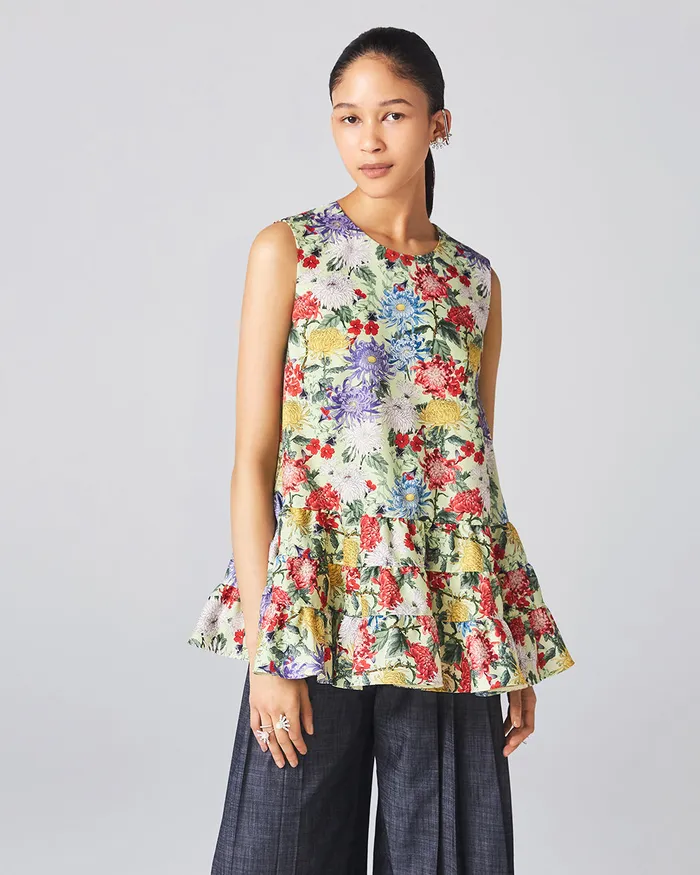 Earrings ADEAM Print Hanabi Top