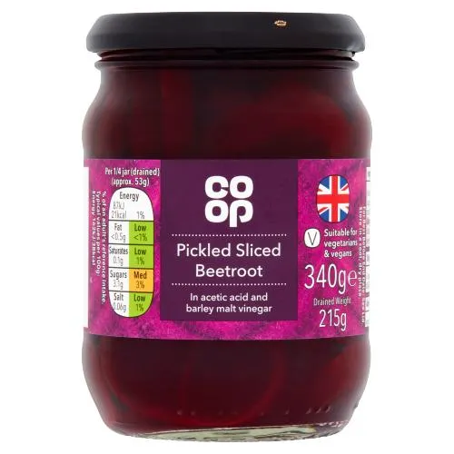 Earrings Ramsden International Co Op Pickled Sliced Beetroot 340g