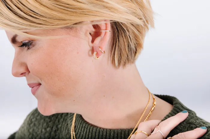 Jagged Little Hoops DLUX Necklaces