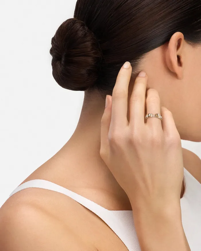 Mood Tuxedo Mood Ring in Yellow Gold Rings Mood Tuxedo Mood Ring in Yellow Gold Rings