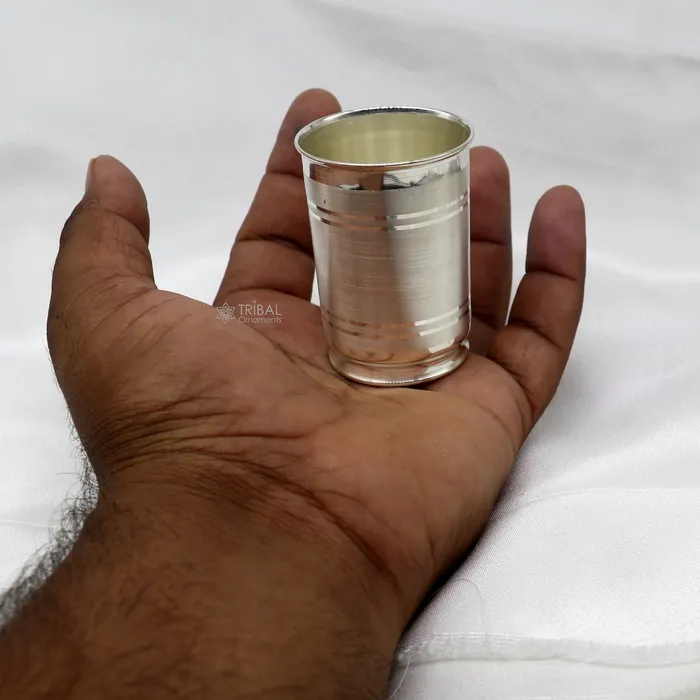 Necklaces TRIBAL ORNAMENTS 999 pure fine silver handmade water milk cup tumbler 75ML capacity silver tumbler silver baby food flask silver utensils gift sv296 Necklaces TRIBAL ORNAMENTS 999 pure fine silver handmade water milk cup tumbler 75ML capacity silver tumbler silver baby food flask silver utensils gift sv296