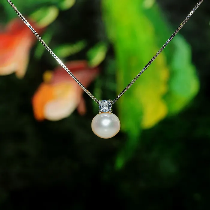 Pearly Lustre Earrings Elegant Freshwater Pearl Set WS00053