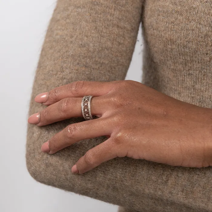 Rings PreOwned Tiffany Co Diamond Voile Ring Tiffany Co