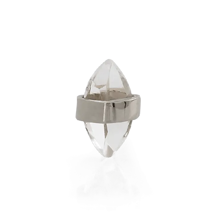 Rings Pupil Hall Crystalized White Topaz