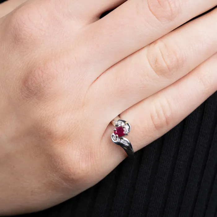 Rings STORE 5a PreOwned Ruby and Diamond Ring