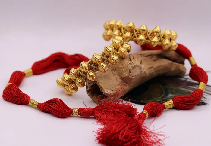 Rings TRIBAL ORNAMENTS Vintage antique design handmade 22kt yellow gold armlet or bajuband or nogary bhujband tribal wedding jewelry from Rajasthan India Rings TRIBAL ORNAMENTS Vintage antique design handmade 22kt yellow gold armlet or bajuband or nogary bhujband tribal wedding jewelry from Rajasthan India