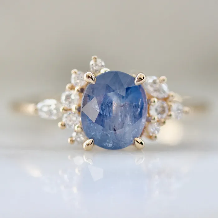 Rings Velvet Thunder Violet Oval Cut Sapphire Ring Justine Quintal Jewellery Rings Velvet Thunder Violet Oval Cut Sapphire Ring Justine Quintal Jewellery