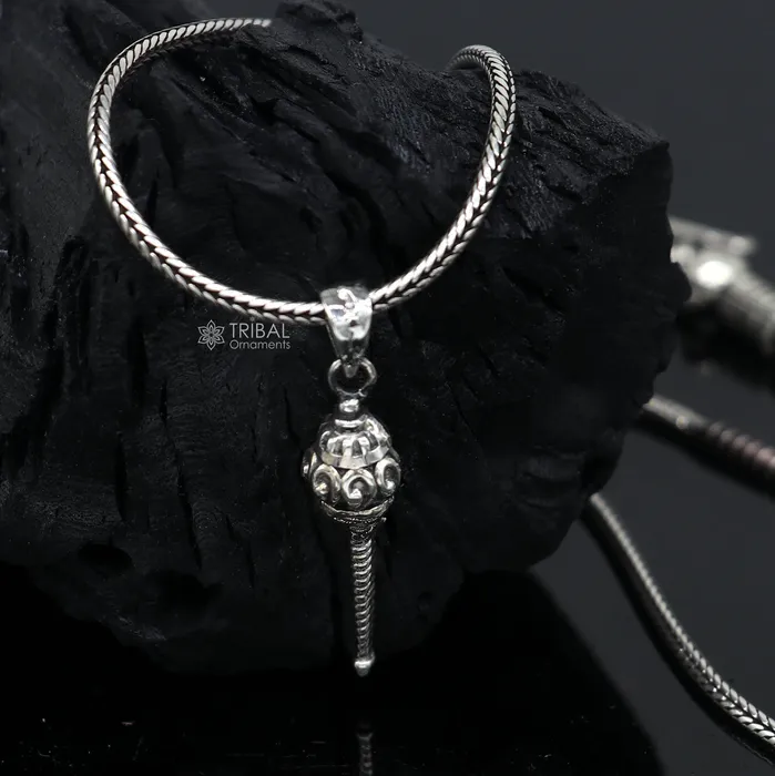 TRIBAL ORNAMENTS Necklaces Unique Lord hanuman macegada 925 sterling silver small pendant Wonderful Pendant for unisex gifting necklace nsp666 TRIBAL ORNAMENTS Necklaces Unique Lord hanuman macegada 925 sterling silver small pendant Wonderful Pendant for unisex gifting necklace nsp666