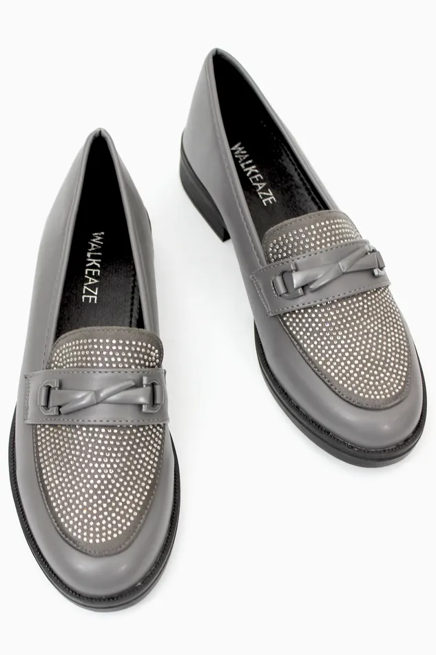 Women Formal Loafer 98305S Walkeaze Earrings