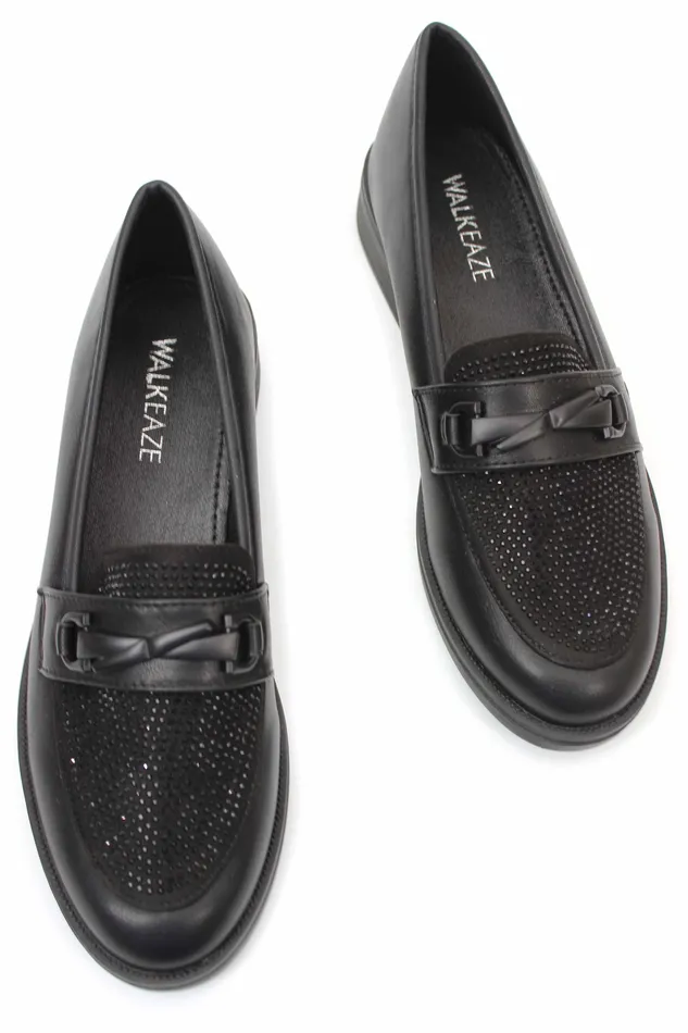 Women Formal Loafer 98305S Walkeaze Earrings