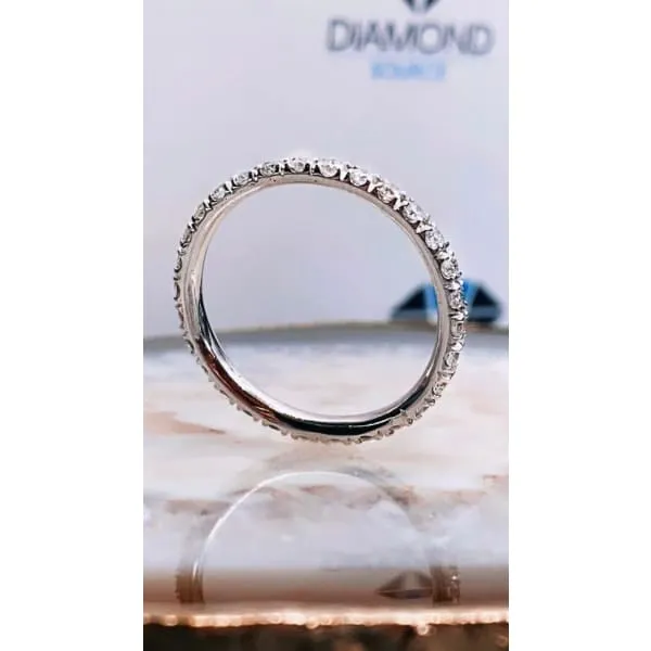 14K White Gold Eternity Band Diamond Source NYC Rings 14K White Gold Eternity Band Diamond Source NYC Rings
