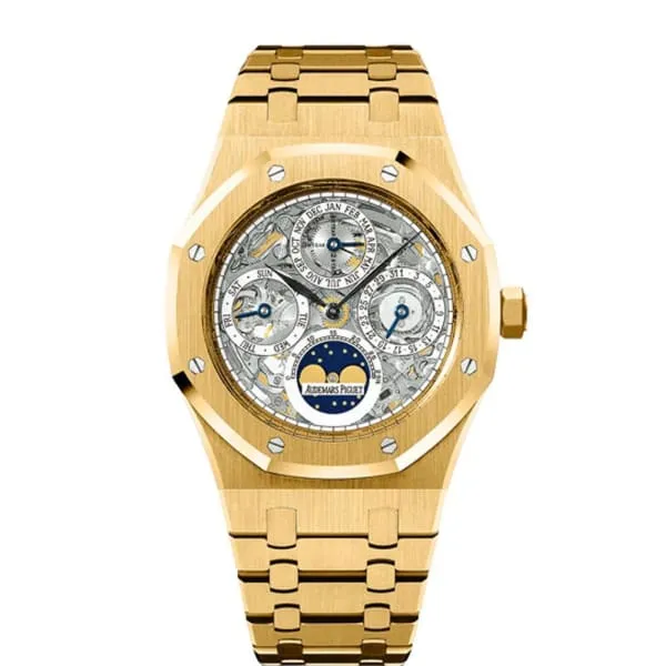 Audemars Piguet Audemars Piguet Royal Oak Openworked Perpetual Calendar 39mm Watch Ref 25829BAOO0944BA01 Skeleton Moonphase Dial 18K Yellow Gold Bracelet Bracelets Audemars Piguet Audemars Piguet Royal Oak Openworked Perpetual Calendar 39mm Watch Ref 25829BAOO0944BA01 Skeleton Moonphase Dial 18K Yellow Gold Bracelet Bracelets