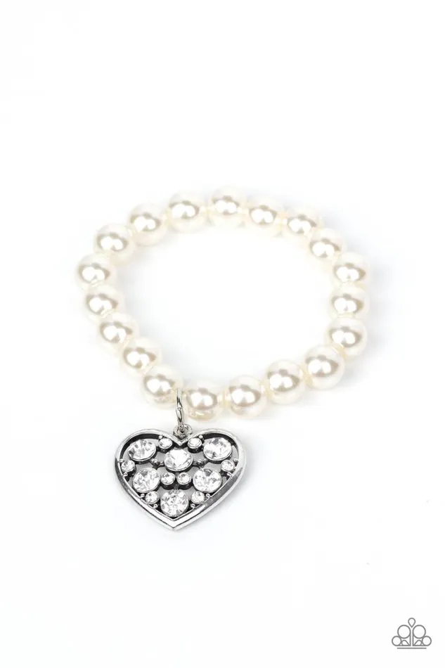 Bracelets Paparazzi Bracelet Cutely Crushing White Paparazzi Jewelry Bracelets Paparazzi Bracelet Cutely Crushing White Paparazzi Jewelry