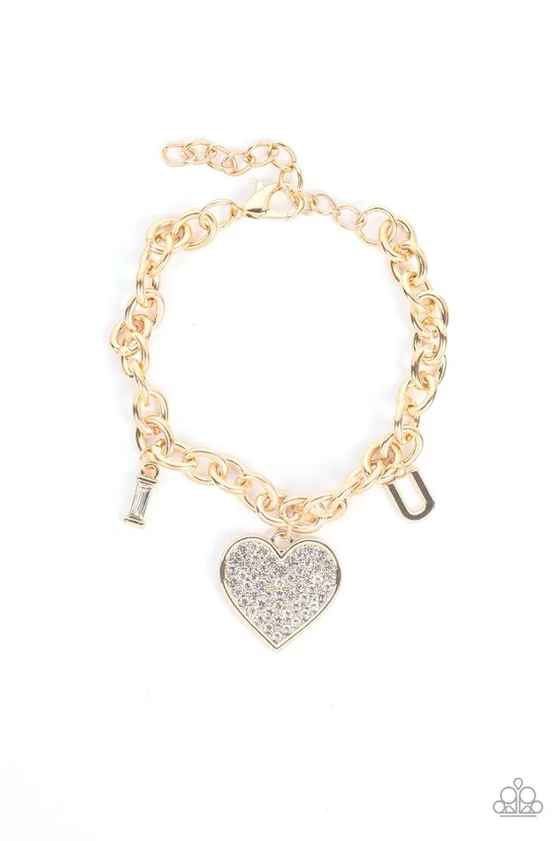 Bracelets Paparazzi Bracelet Declaration of Love Gold Paparazzi Jewelry Bracelets Paparazzi Bracelet Declaration of Love Gold Paparazzi Jewelry