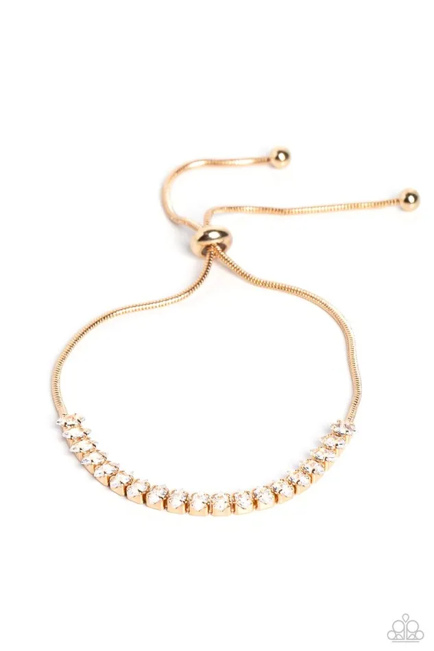 Bracelets Paparazzi Bracelet Dynamic Diamonds Gold Paparazzi Jewelry