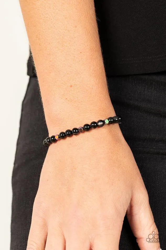 Bracelets Paparazzi Bracelet Interstellar Solitude Black Paparazzi Jewelry