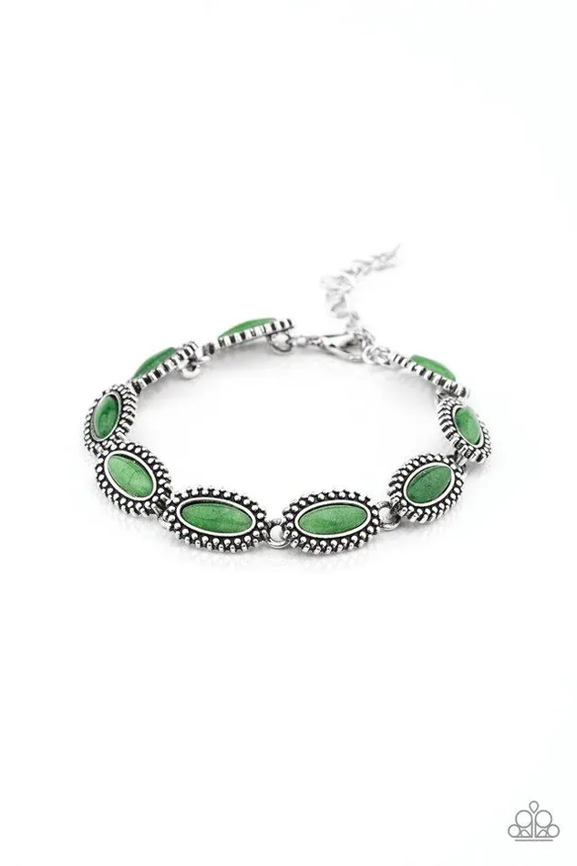 Bracelets Paparazzi Bracelet Mineral Magic Green Paparazzi Jewelry