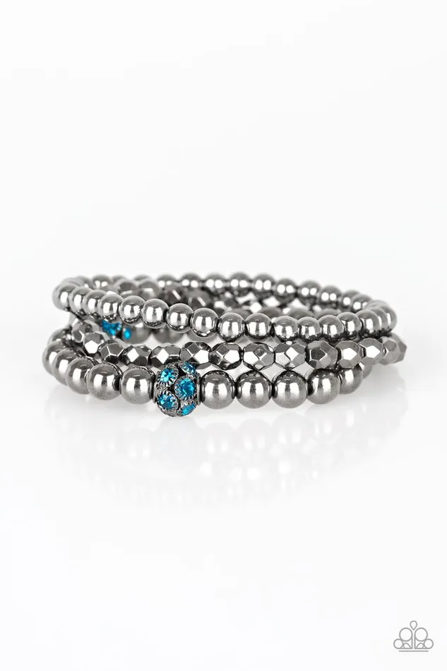 Bracelets Paparazzi Bracelet Noticeably Noir Blue Paparazzi Jewelry Bracelets Paparazzi Bracelet Noticeably Noir Blue Paparazzi Jewelry