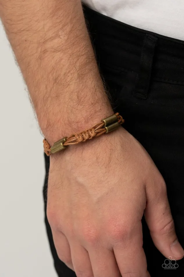 Bracelets Paparazzi Jewelry Paparazzi Bracelet Always Adrift Brown