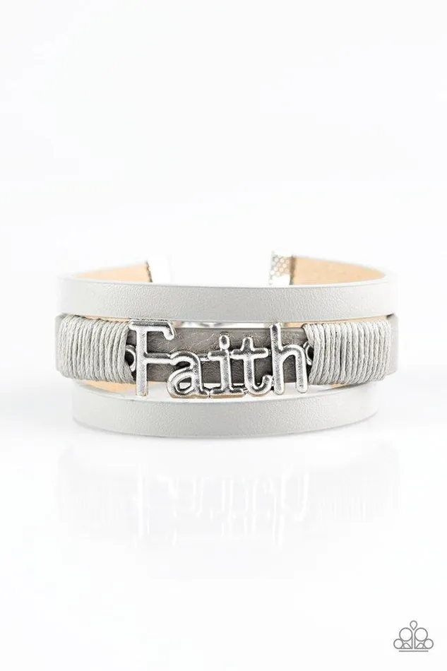Bracelets Paparazzi Jewelry Paparazzi Bracelet An Act Of Faith Silver